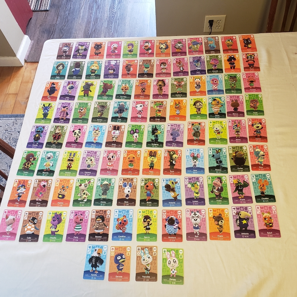 Amiibo Animal Crossing Series 3 Complete Card Set 201-300 New Horizon